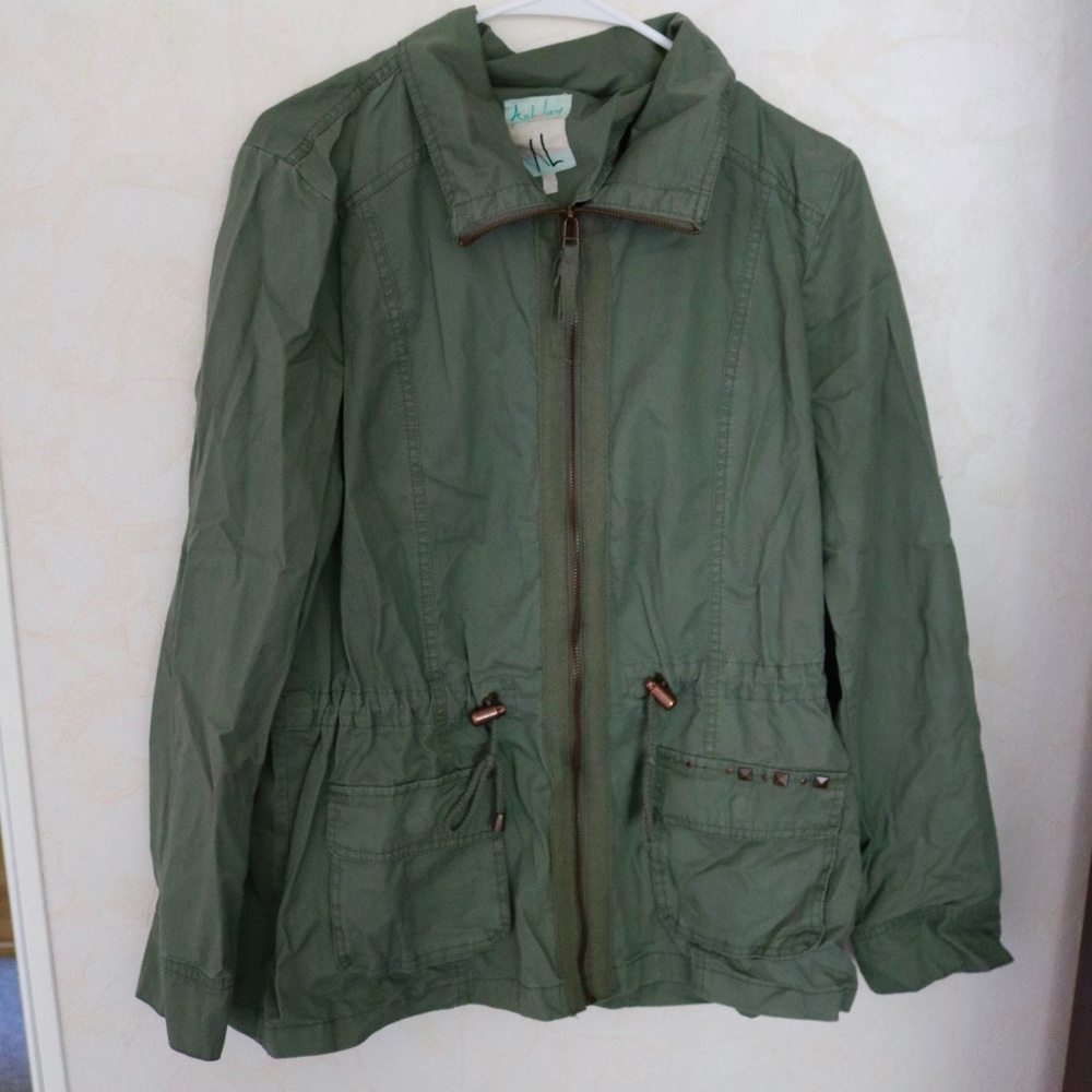 Army Green Cargo Jacket